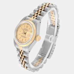 Rolex Datejust Champagne Dial Steel Yellow Gold Ladies Watch 26 mm