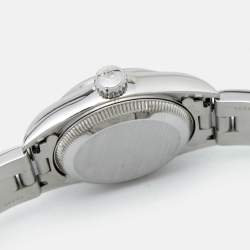 Pre Owned Rolex Salmon Stainless Steel Oyster Perpetual 67180 Automatic Women's Wristwatch 25 mm