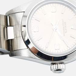 Pre Owned Rolex Salmon Stainless Steel Oyster Perpetual 67180 Automatic Women's Wristwatch 25 mm