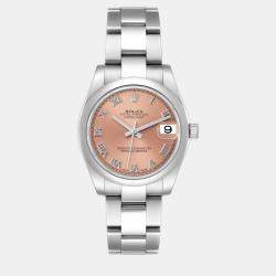 Rolex Midsize Datejust Salmon Dial Steel Ladies Watch 31.0 mm