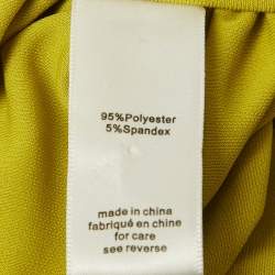 مملوكة مسبقًا توب روني كوبو زيتوني أخضر جيرسي برباط وكتفين مكشكش مقاس صغير جدًا (إكس سمول)