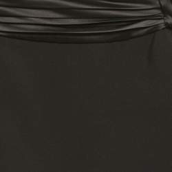 Pre Owned تنورة روني كوبو قصيرة قماش كريب و ساتان أسود مقاس صغير ( اكس سمول )