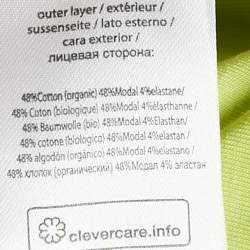 ROTATE BIRGER CHRISTENSEN Wild Lime Jersey Cut-Out Beca Dress S