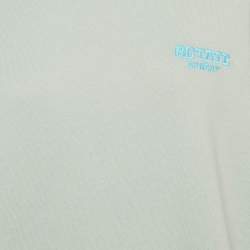 Pre Owned ROTATE Birger Christensen Surf Blue Cotton Iris Crew Neck Sweatshirt M