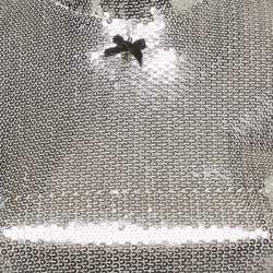 مملوكة مسبقًا Rotate Birger Christensen Silver Sequin Top and Mini Skirt Set S