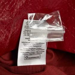 Pre Owned ROTATE Birger Christensen Tibetan Red Faux Leather Kim Mini Dress S