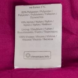 ROTATE Birger Christensen Pink Cut-Out Kaya Jacquard Mini Dress S