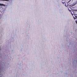 ROTATE Birger Christensen Purple Jaquard Mini Dress M