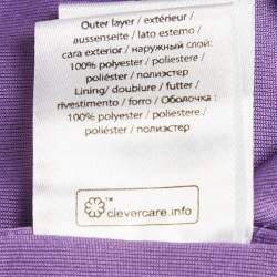 مملوكة مسبقًا تنورة روتيت بايرغر كريستنسن تول لامع بنفسجي تاشا ميدي مقاس متوسط