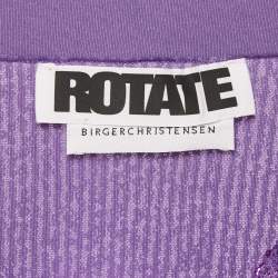 مملوكة مسبقًا تنورة روتيت بايرغر كريستنسن تول لامع بنفسجي تاشا ميدي مقاس متوسط