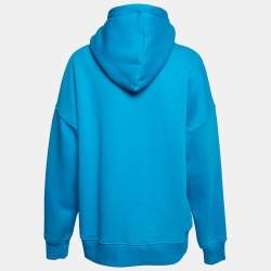 Pre Owned هودي قطن رمور أزرق "أنا أكره الجميع" إنتارسيا مقاس صغير (سمول)