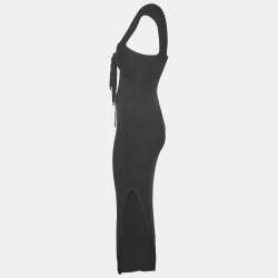 Pre Owned Runaway The Label Black Knit Cut-out Maxi Dress S