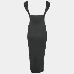 Pre Owned Runaway The Label Black Knit Cut-out Maxi Dress S