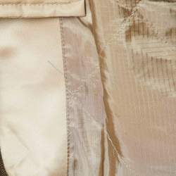 Sacai Beige Quilted Ripstop Oversized Coat S