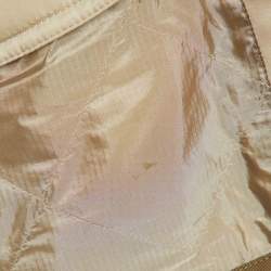 Sacai Beige Quilted Ripstop Oversized Coat S