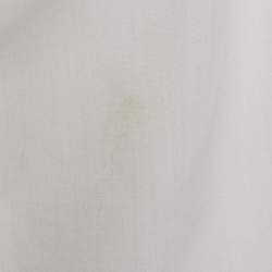 Sacai White Cotton Blend Button Front and Back Blouse XL