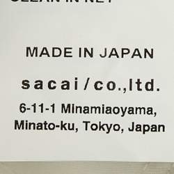 Pre Owned Sacai White Cotton & Lace Zipper Utility Vest M