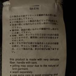 Pre Owned Sacai Luck Green/Grey Cable Knit Sweater M