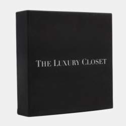 Pre Owned Saint Laurent Black Leather Buckle Slim Belt 95CM