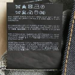 Pre Owned Saint Laurent Navy Blue Denim Skinny Jeans M