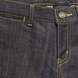 Pre Owned Saint Laurent Navy Blue Denim Skinny Jeans M