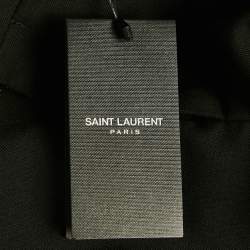 Pre Owned Saint Laurent Black Wool Trousers M