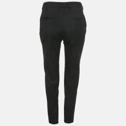 Pre Owned Saint Laurent Black Wool Trousers M