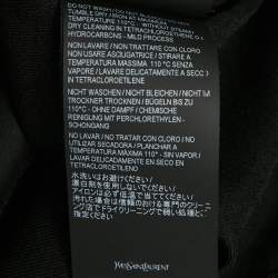 Pre Owned Saint Laurent Black Wool Formal Trousers M 