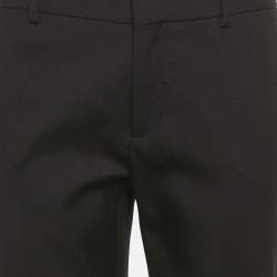 Pre Owned Saint Laurent Black Wool Formal Trousers M 