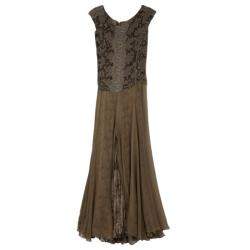 Saint Laurent Paris Snake Print Gown M
