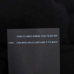 Pre Owned سويتر سان لوران باريس رقبة حرف في صوف أسود XXL