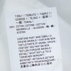 مملوكة مسبقًا Saint Laurent Paris White Cotton Button Front Shirt S