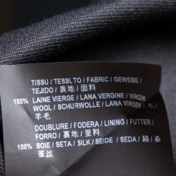 Saint Laurent Black Wool Single Breasted Blazer XXL 