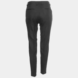 Pre Owned Saint Laurent Black Wool Tailored Trousers M
