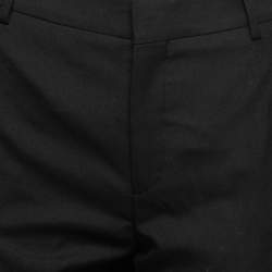Saint Laurent Black Wool Trousers L