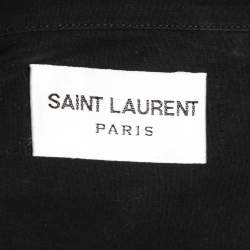 Saint Laurent Black Cotton Button Front Shirt M