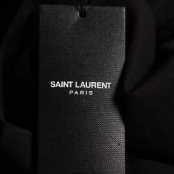 Saint Laurent Black Cotton Button Front Shirt M