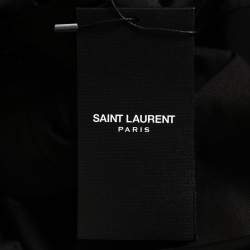 Pre Owned Saint Laurent Black Cotton Button Front Shirt L