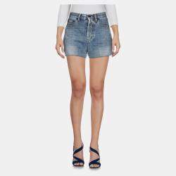 Pre Owned Saint Laurent Cotton Denim shorts 28