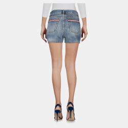 Pre Owned Saint Laurent Cotton Denim shorts 28
