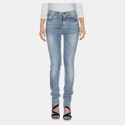 Saint Laurent Blue Denim Skinny Leg Jeans M Waist 28"