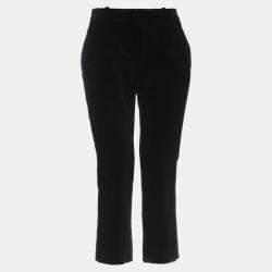 Pre Owned Saint Laurent Black Corduroy Pants L (FR 40)