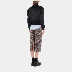 Saint Laurent Paris Black Satin Embellished Jacket M (FR 40)