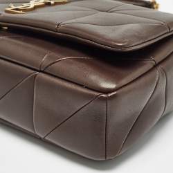 Saint Laurent Brown Leather Medium Jamie Shoulder Bag
