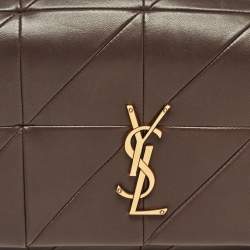 Saint Laurent Brown Leather Medium Jamie Shoulder Bag