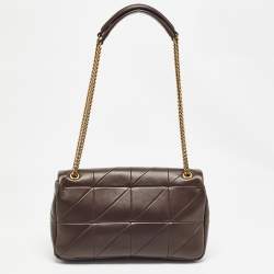 Saint Laurent Brown Leather Medium Jamie Shoulder Bag
