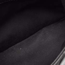 Pre Owned Saint Laurent Black Leather Small Loulou Shoulder Bag