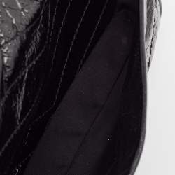 Saint Laurent Black Crinkled Leather Medium Niki Shoulder Bag