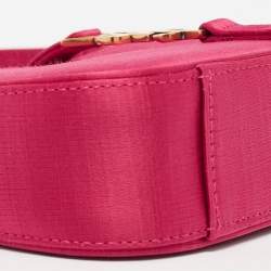 Saint Laurent Fuchsia Satin Mini LE 5 À 7 Pochette Bag