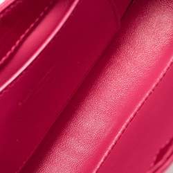 Saint Laurent Fuchsia Satin Mini LE 5 À 7 Pochette Bag